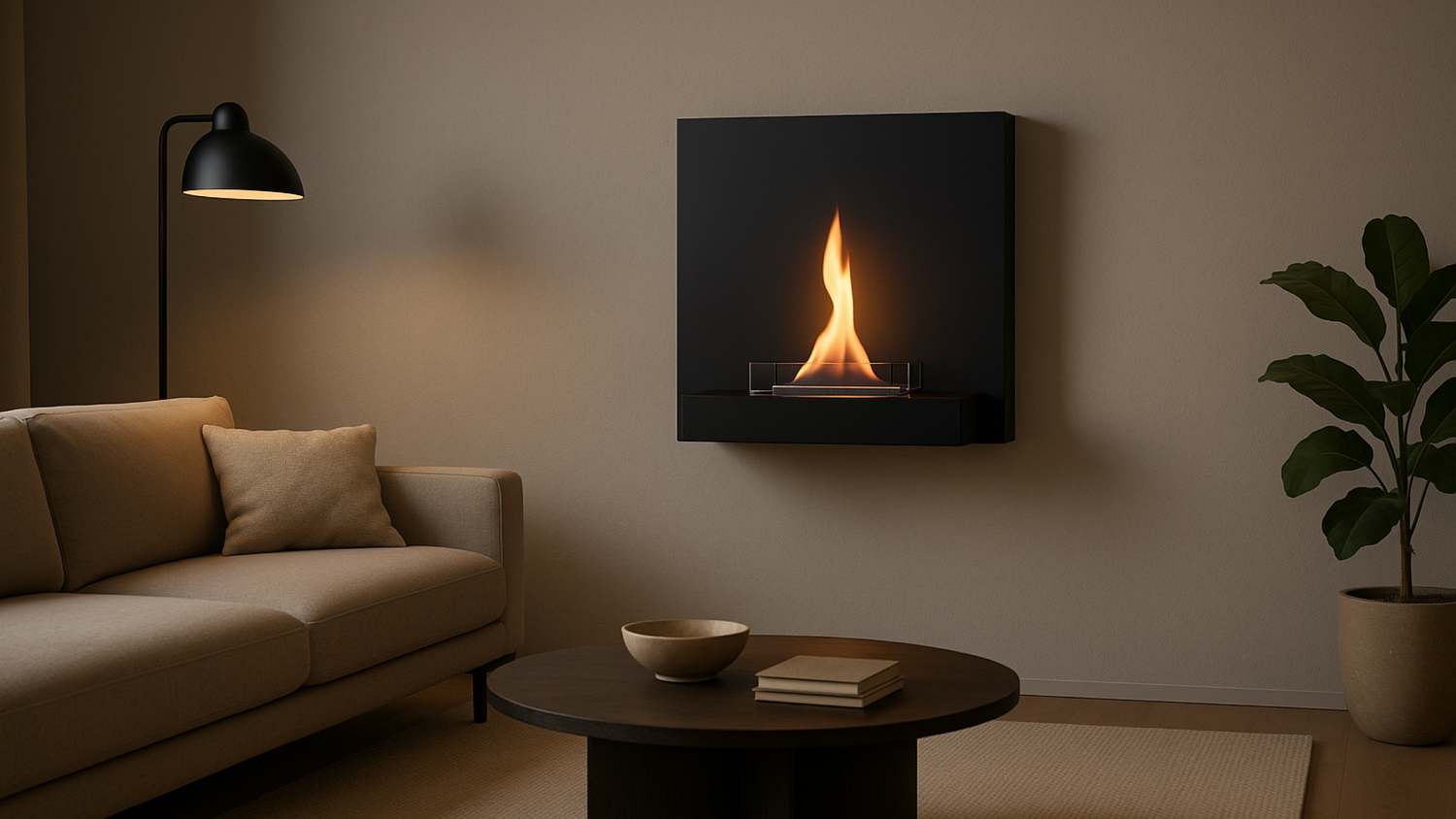 Tenderflame haard in klein appartement