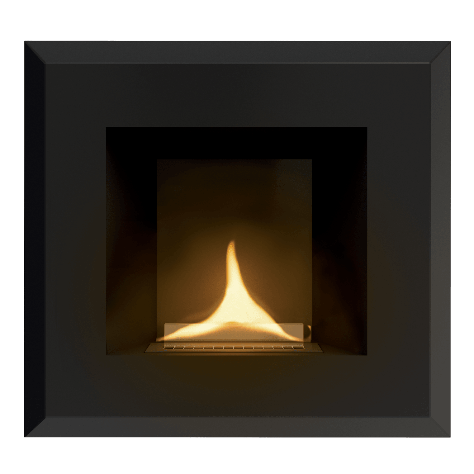 Tenderflame Contour wandhaard zwart
