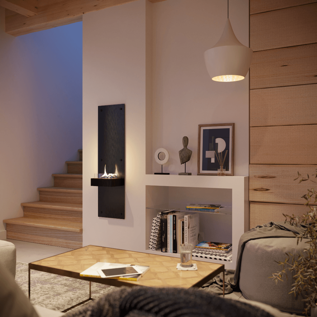 Tenderflame Alto haard aan de muur