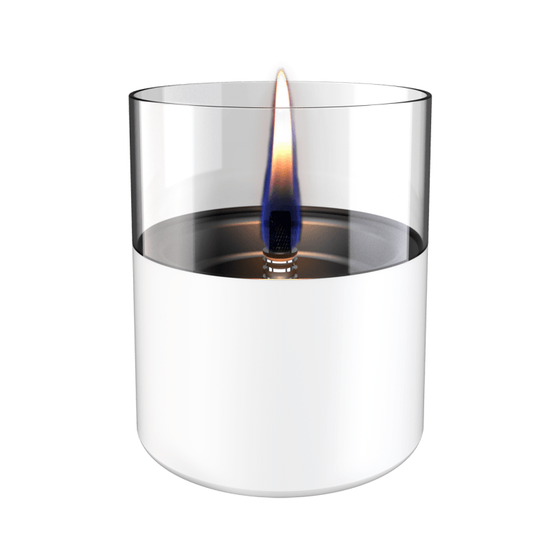 Tenderflame Lilly 10 white glass
