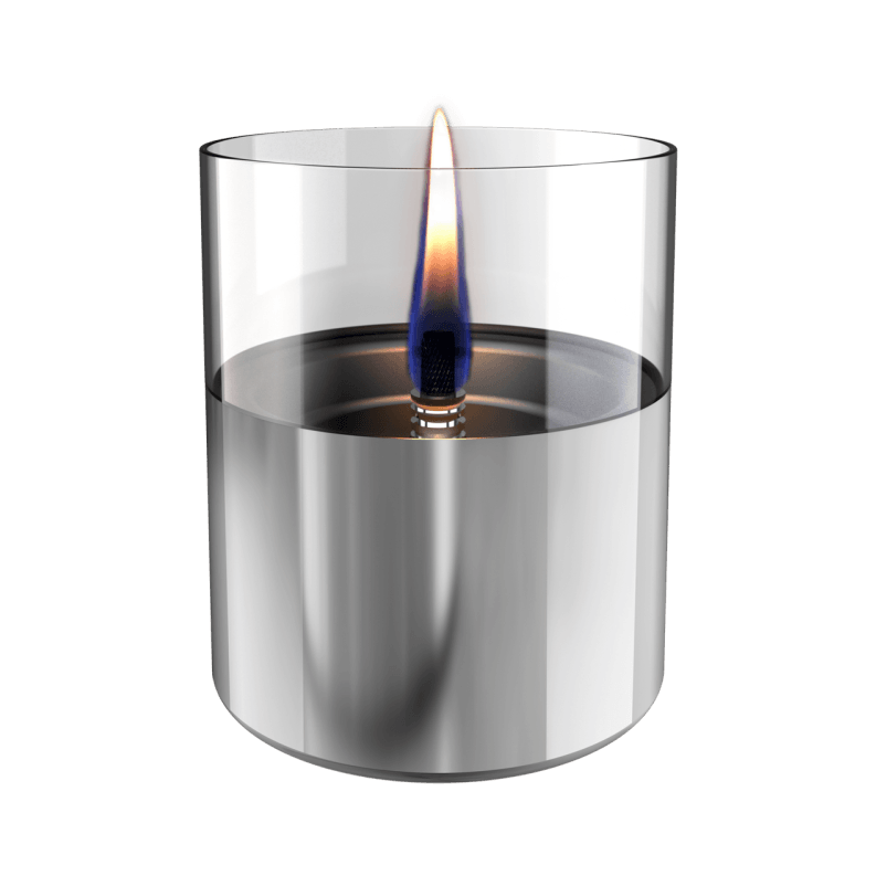 Tenderflame Lilly 10 Silver glass