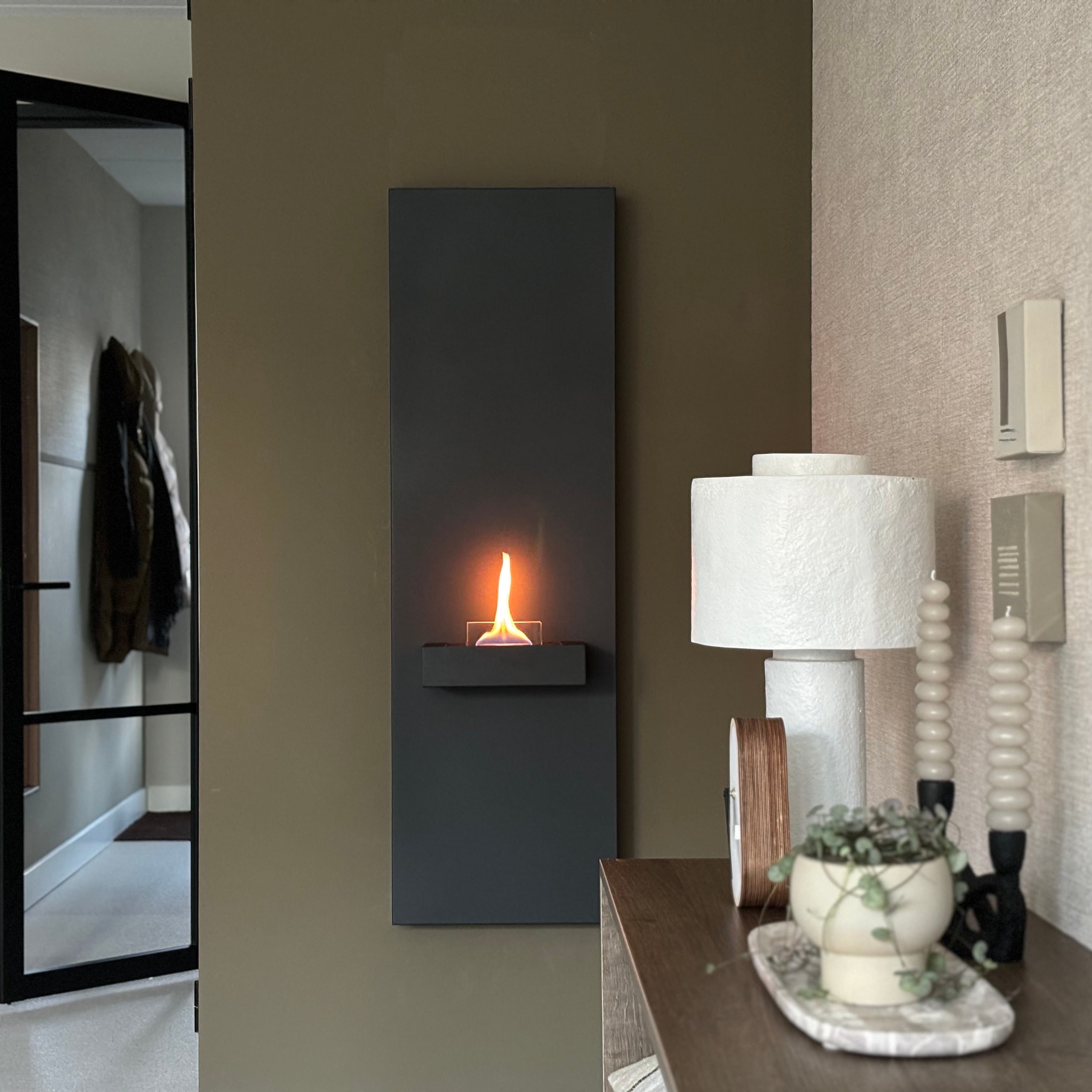 Rock 90 wall fireplace