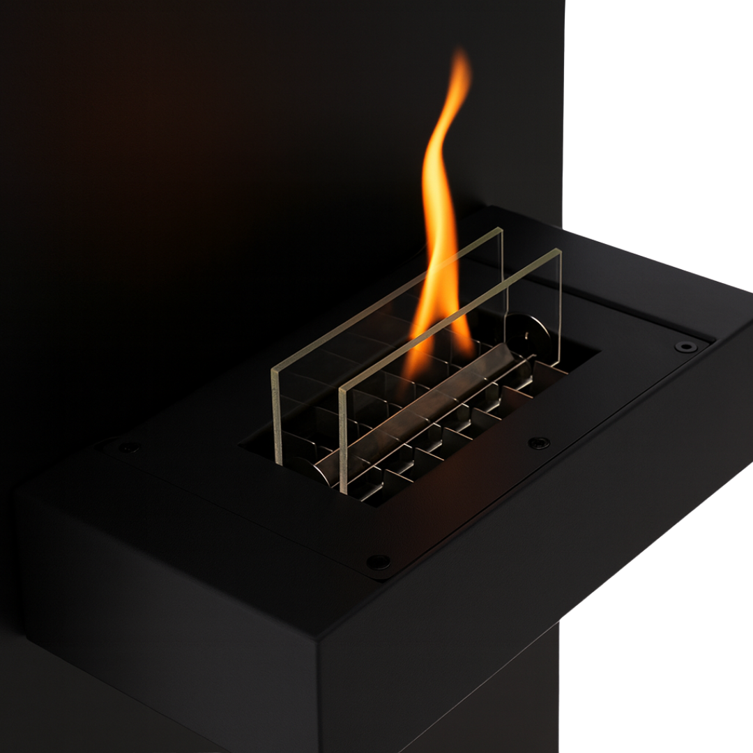 Rock 90 wall fireplace