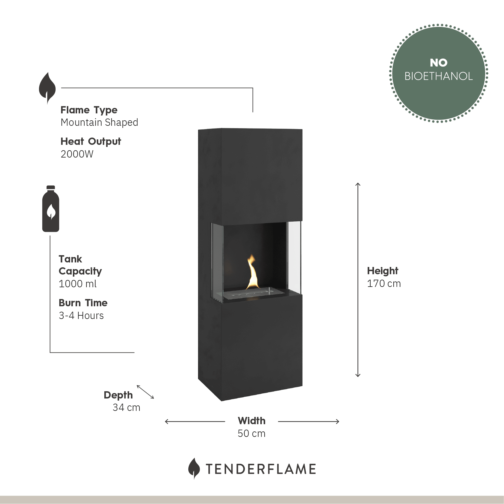 Indie Freestanding - Tenderflame