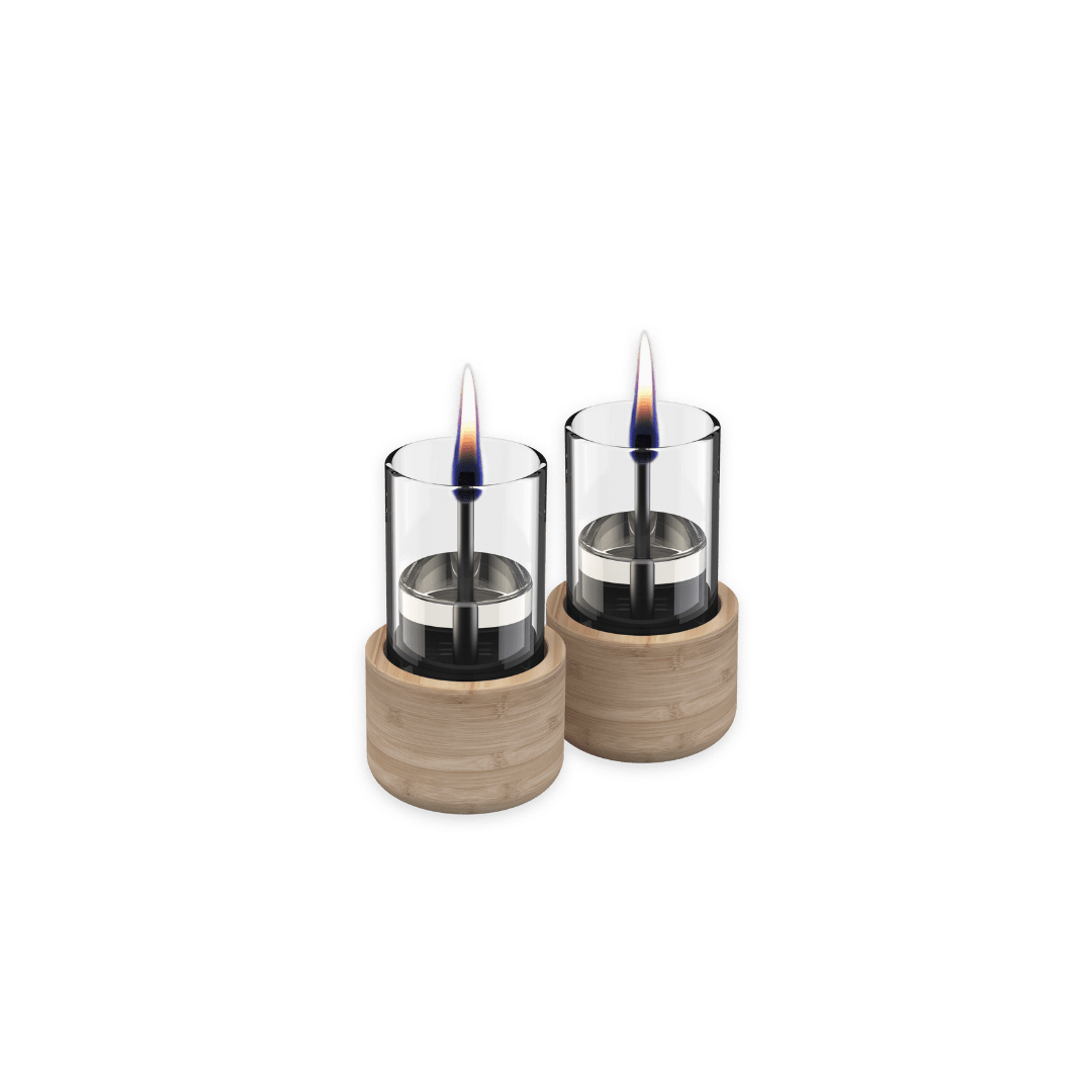 Candle 70 Natural Bamboo - 2 - pack - Tenderflame