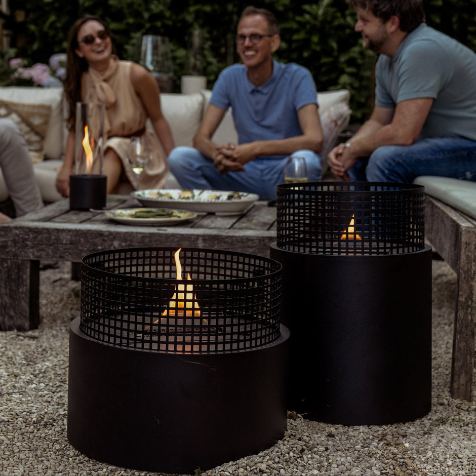 Bio-ethanol haard buiten: stabiel branden op je terras: Wind, plaatsing en modelkeuze - Tenderflame