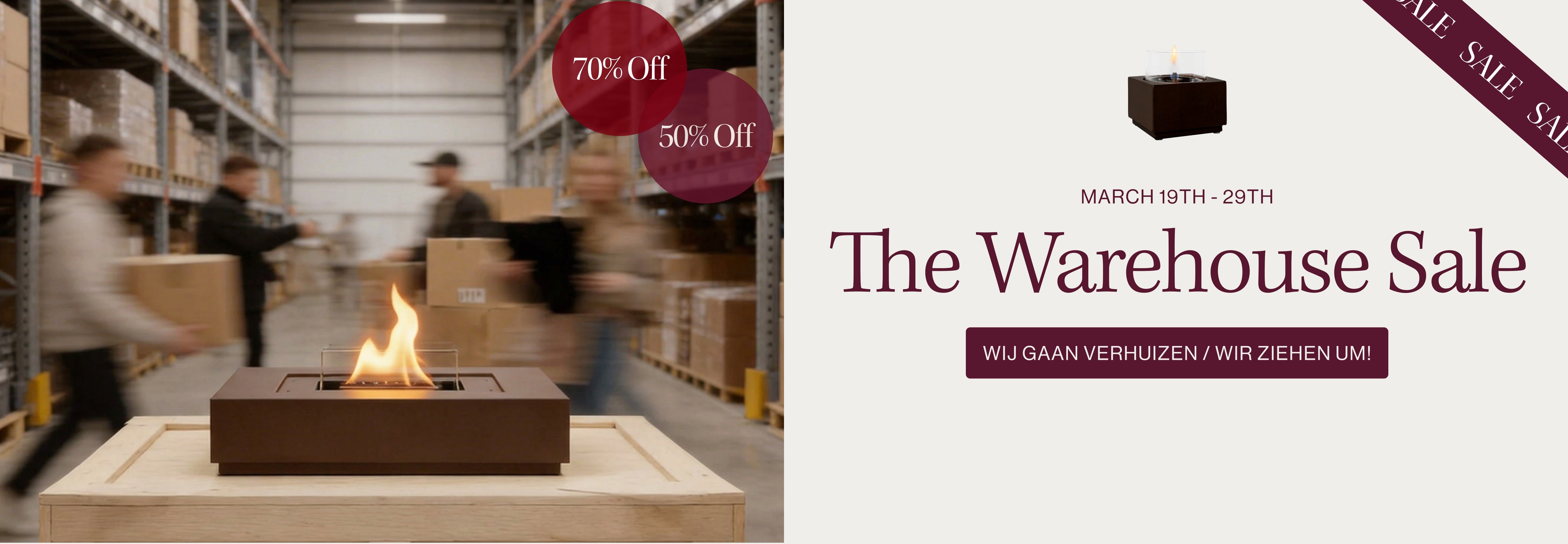 Warehouse Sale - Tenderflame