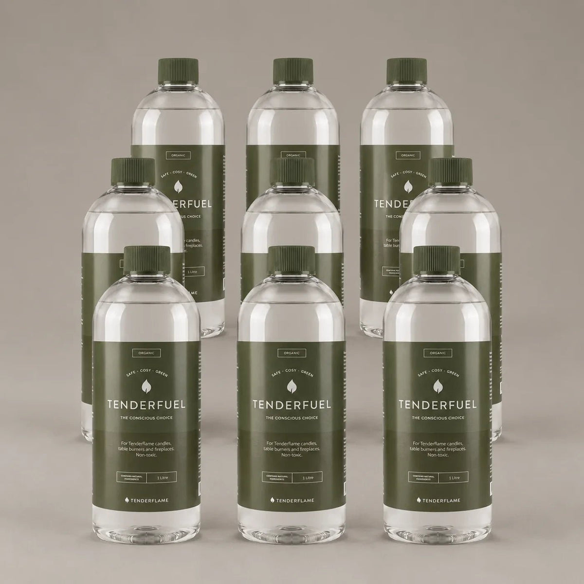 9 x 1 liter Tenderfuel - Tenderflame