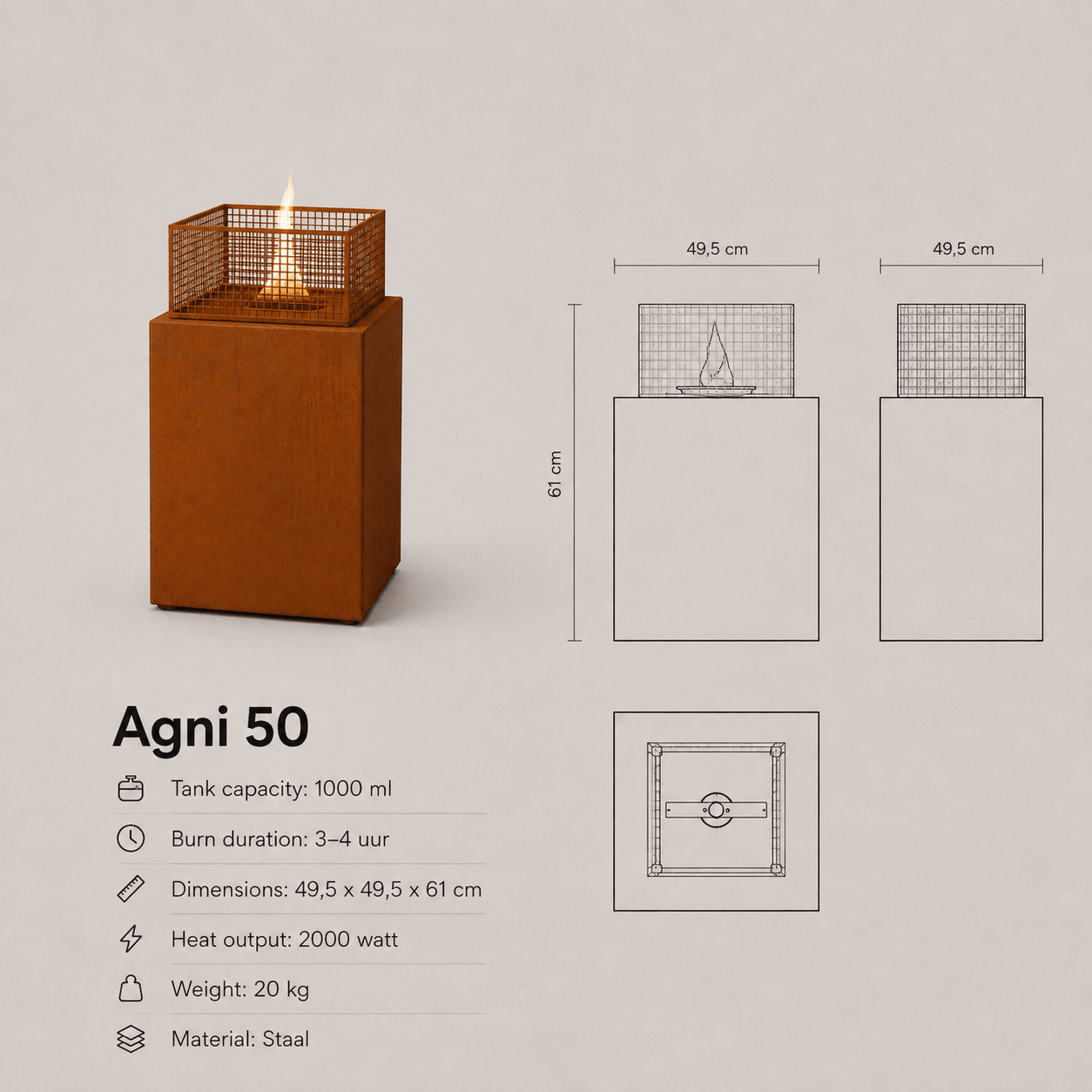 Agni 50 - Tenderflame