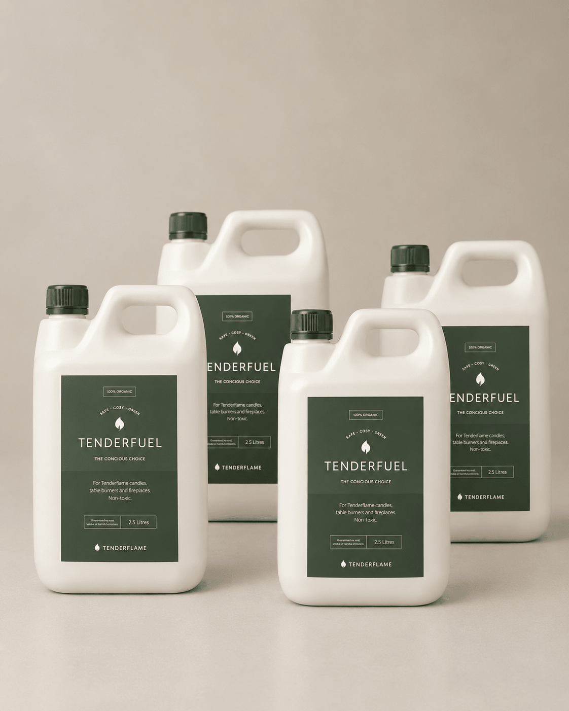 Tenderfuel Organic 4 x 2,5L - Tenderflame