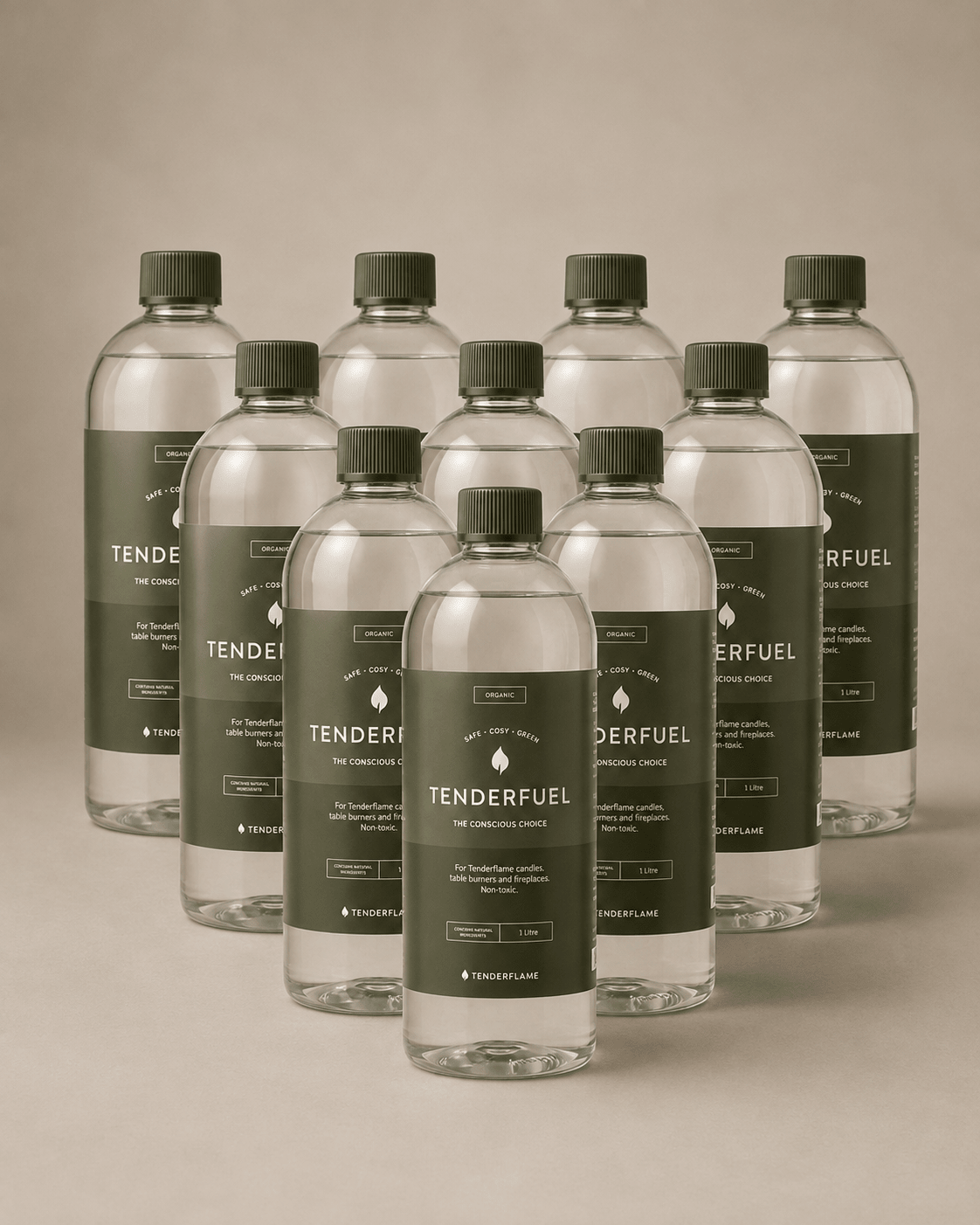 9 x 1 liter Tenderfuel - Tenderflame