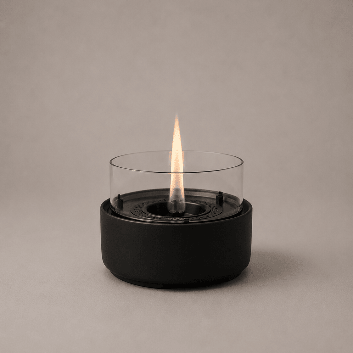 Café 18 Natural Concrete Black - Tenderflame