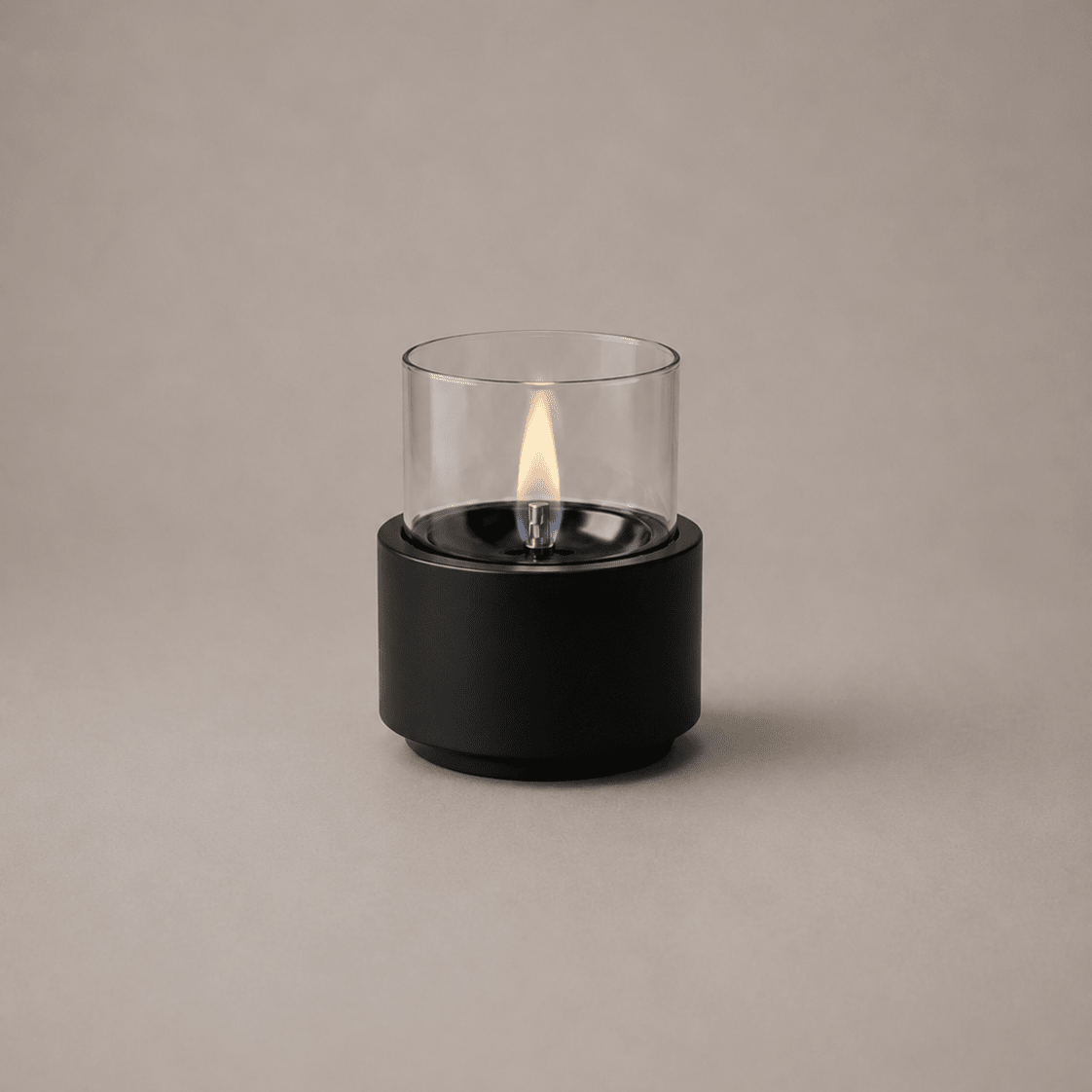 Lotus 12 Natural Concrete Black - Tenderflame