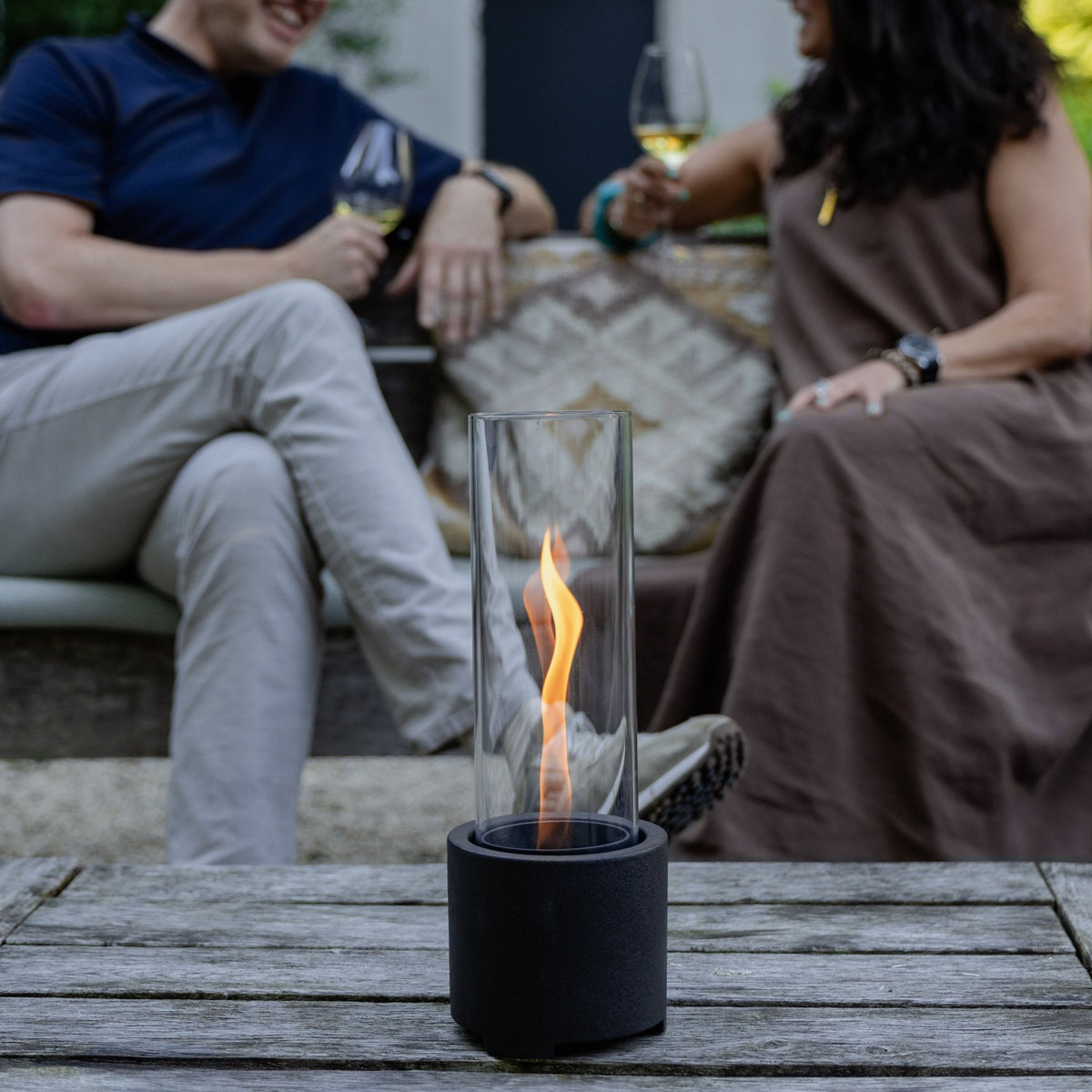 Cycloflame Table Black Ceramic - Tenderflame