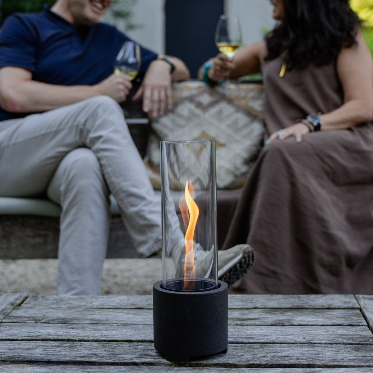 Cycloflame Table Black Ceramic - Tenderflame