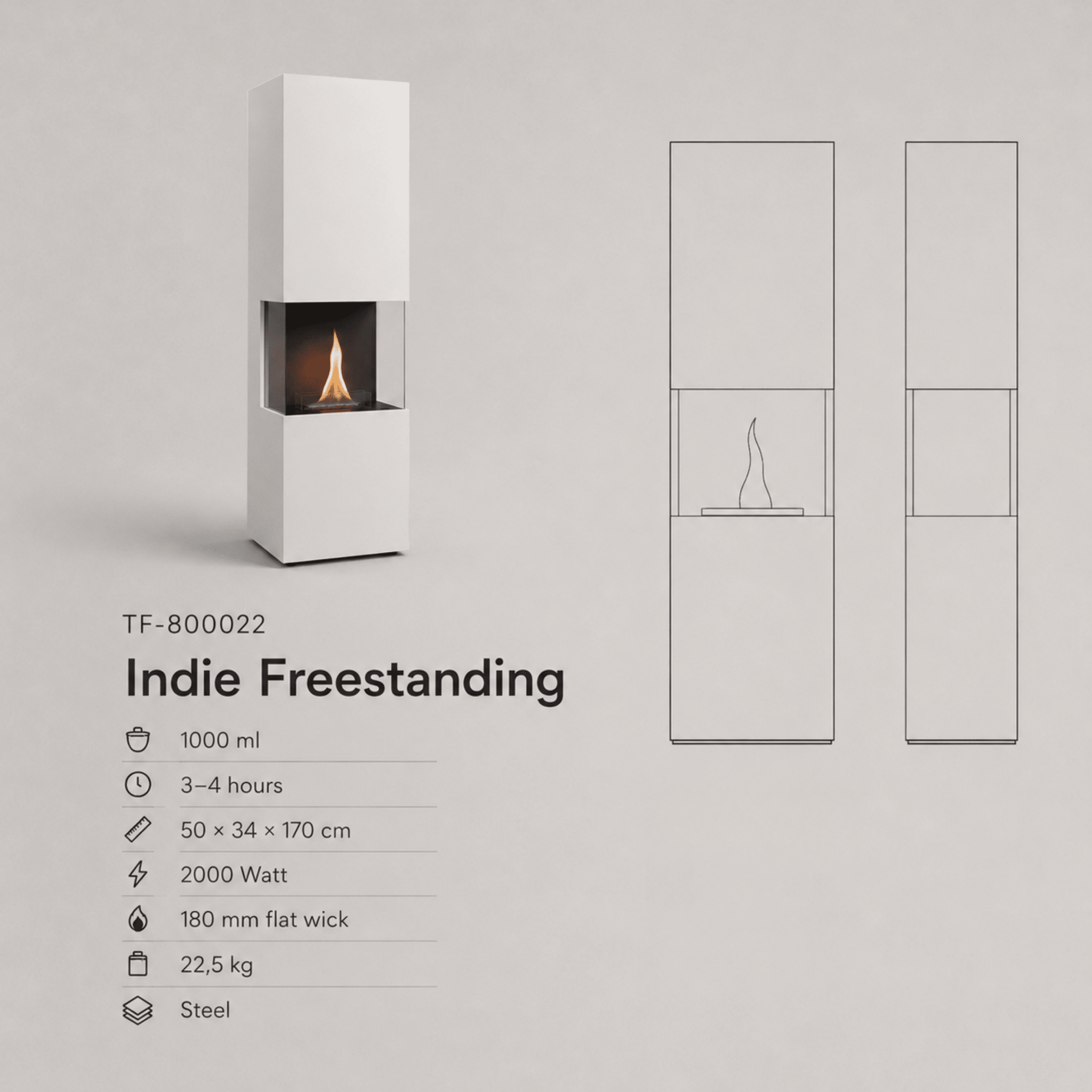 Indie Freestanding - Tenderflame