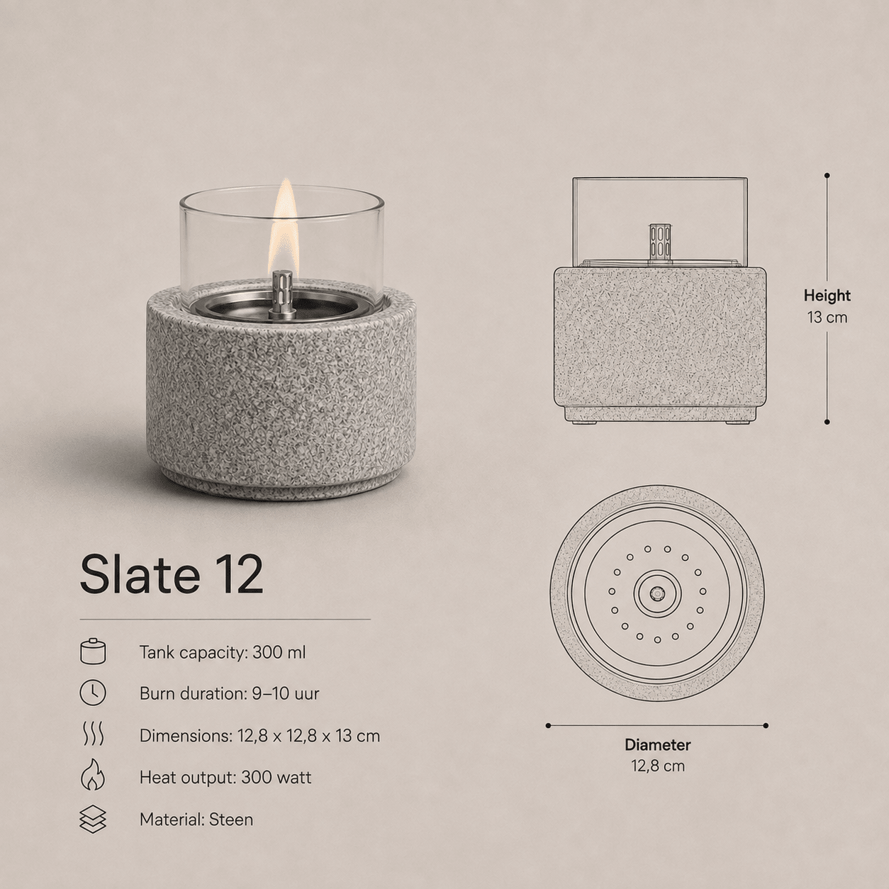 Slate 12 - Tenderflame