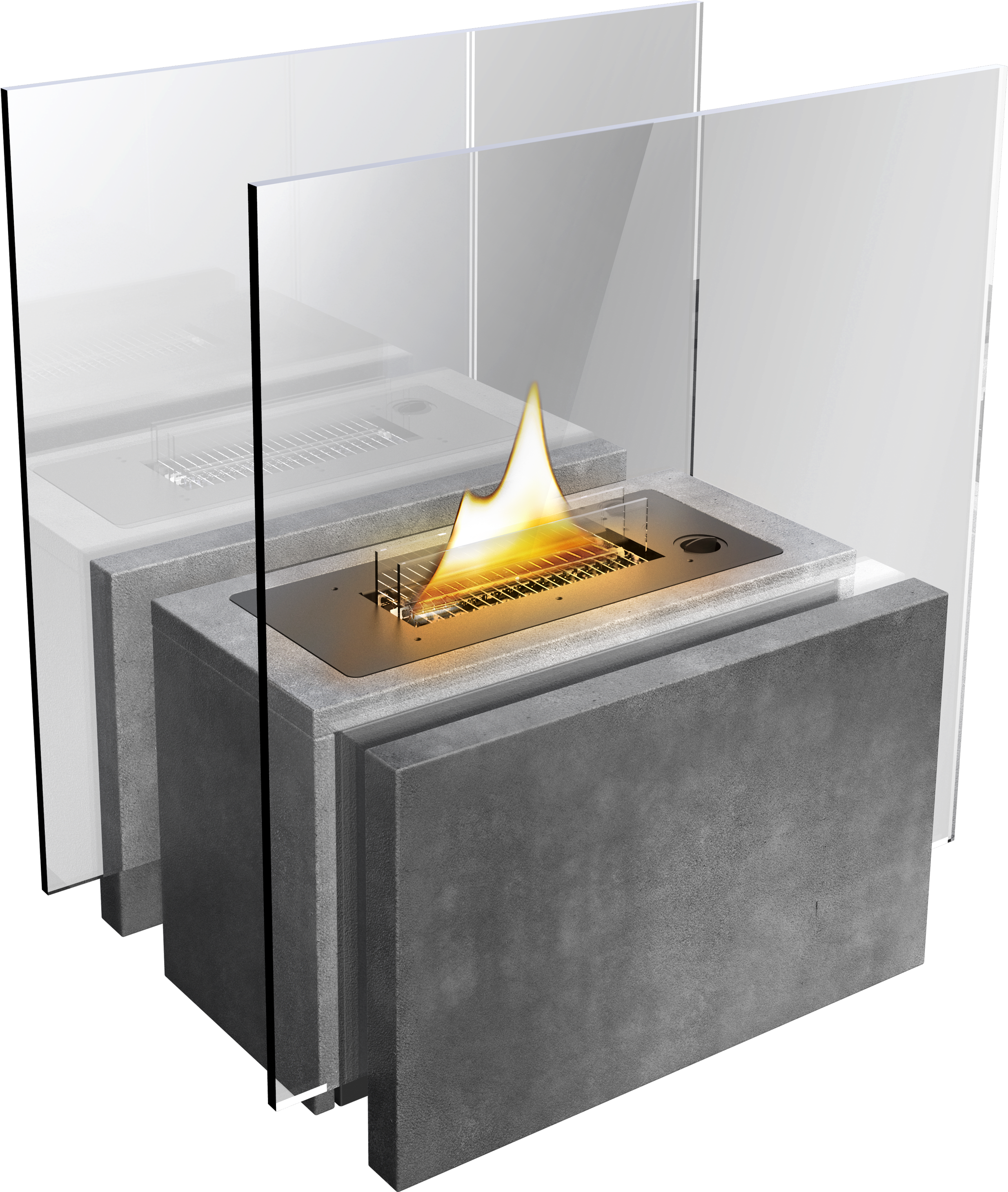 Freestanding MgO Concrete