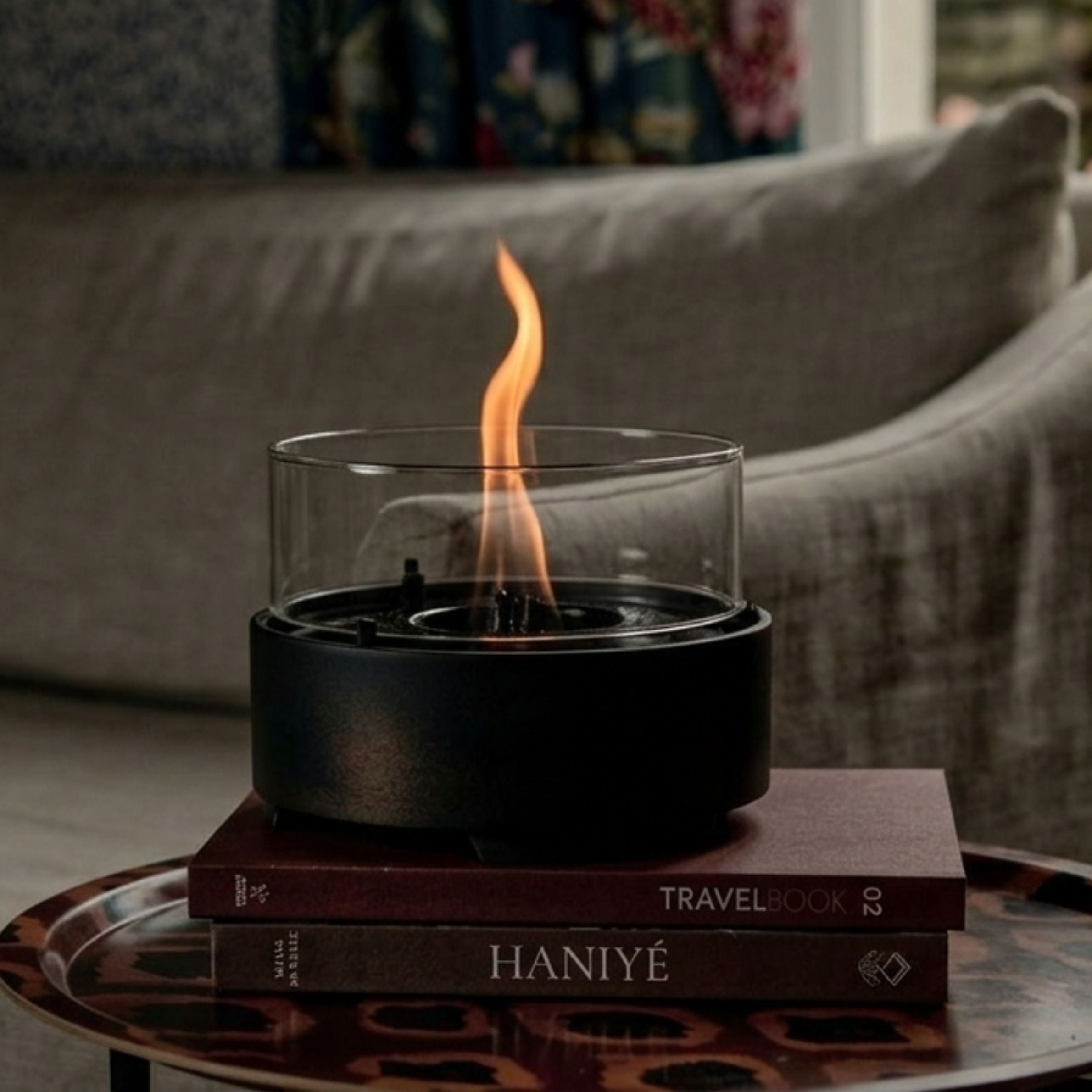 Café 18 Natural Concrete Black - Tenderflame