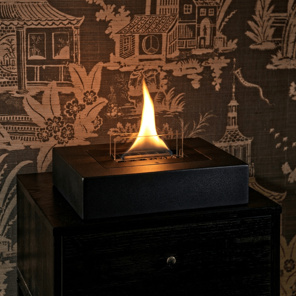 Daisy Natural Concrete Black - Tenderflame
