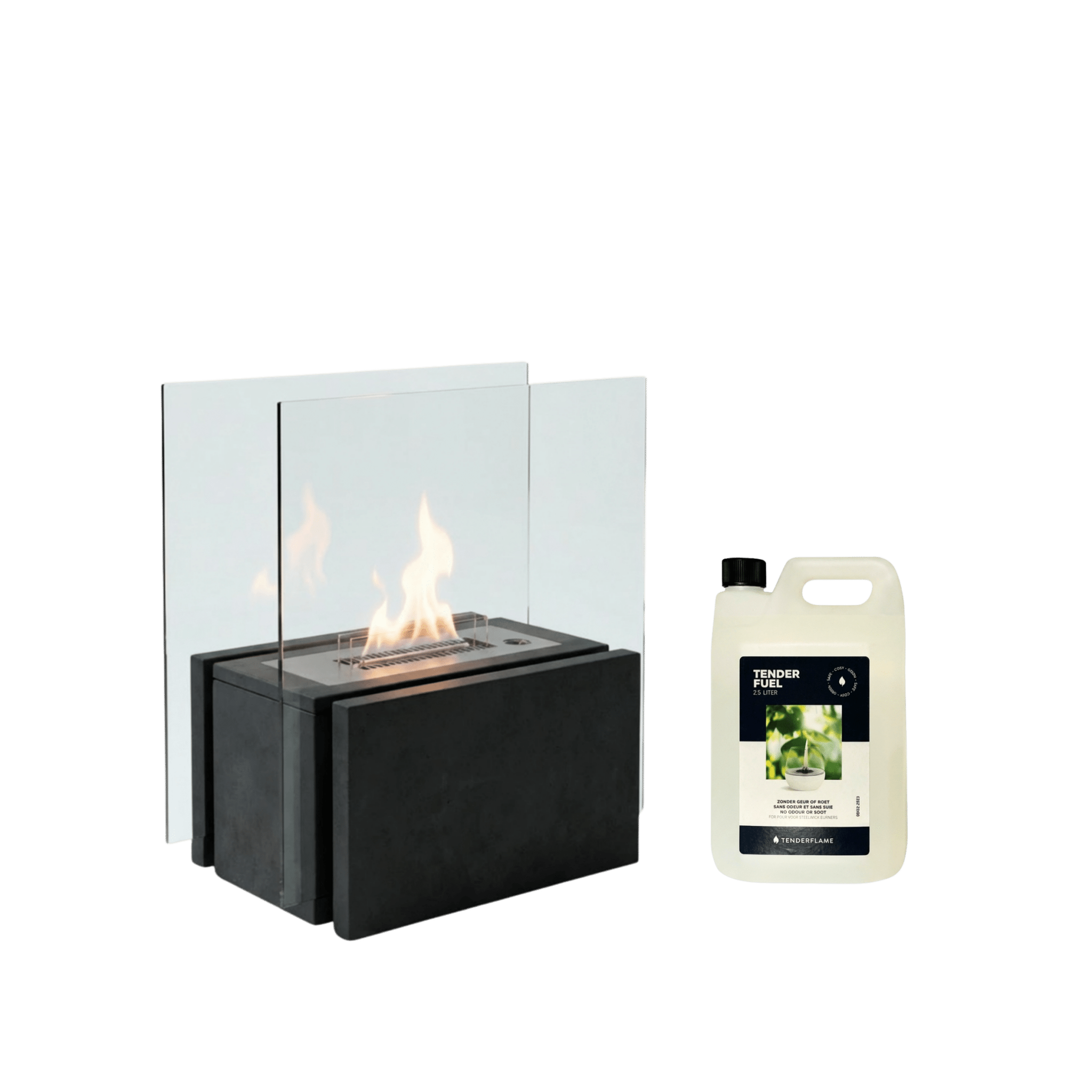 Freestanding + 2,5L Tenderfuel - Tenderflame