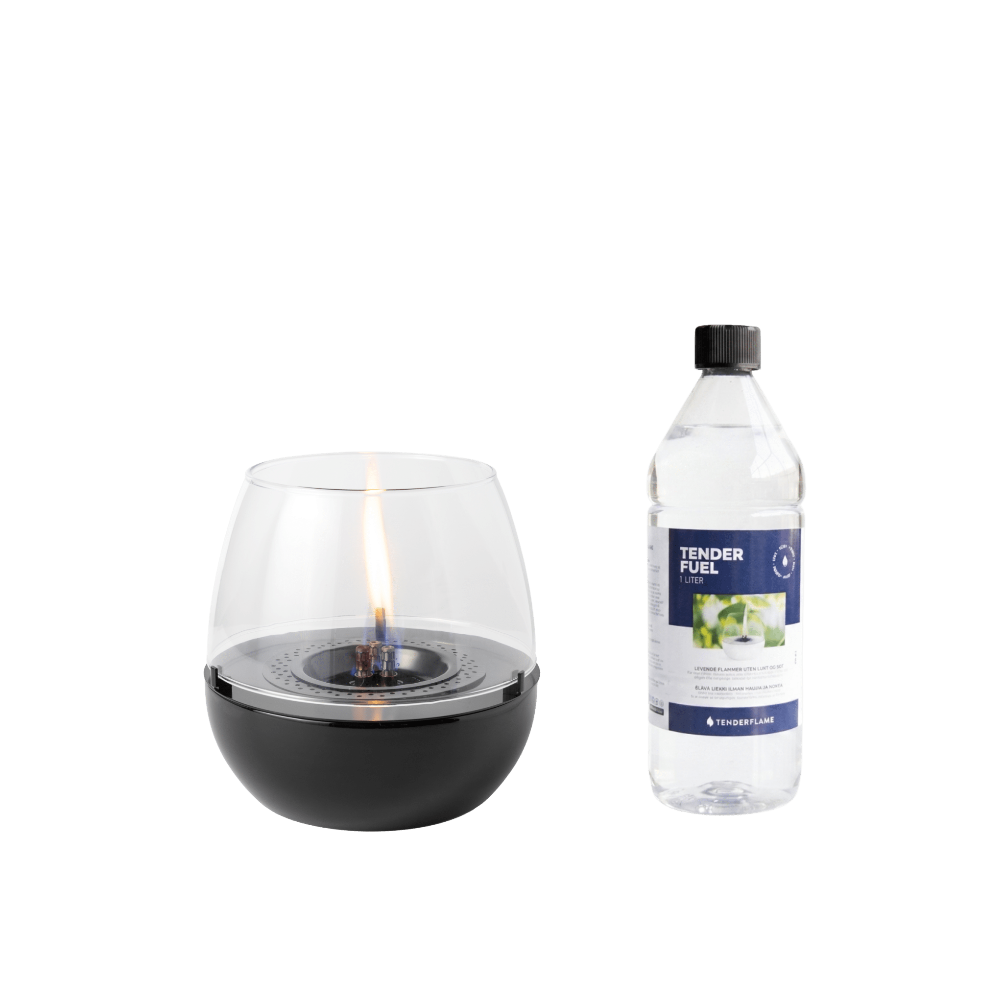 Tulip 18 Black + 1L Tenderfuel - Tenderflame